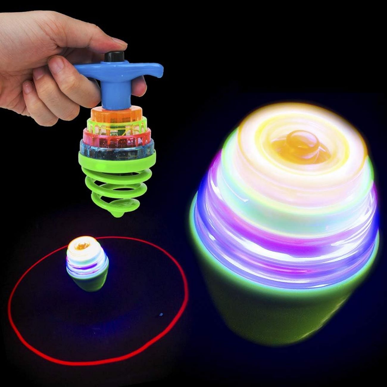Trompo Luces Espiral Luces Musica