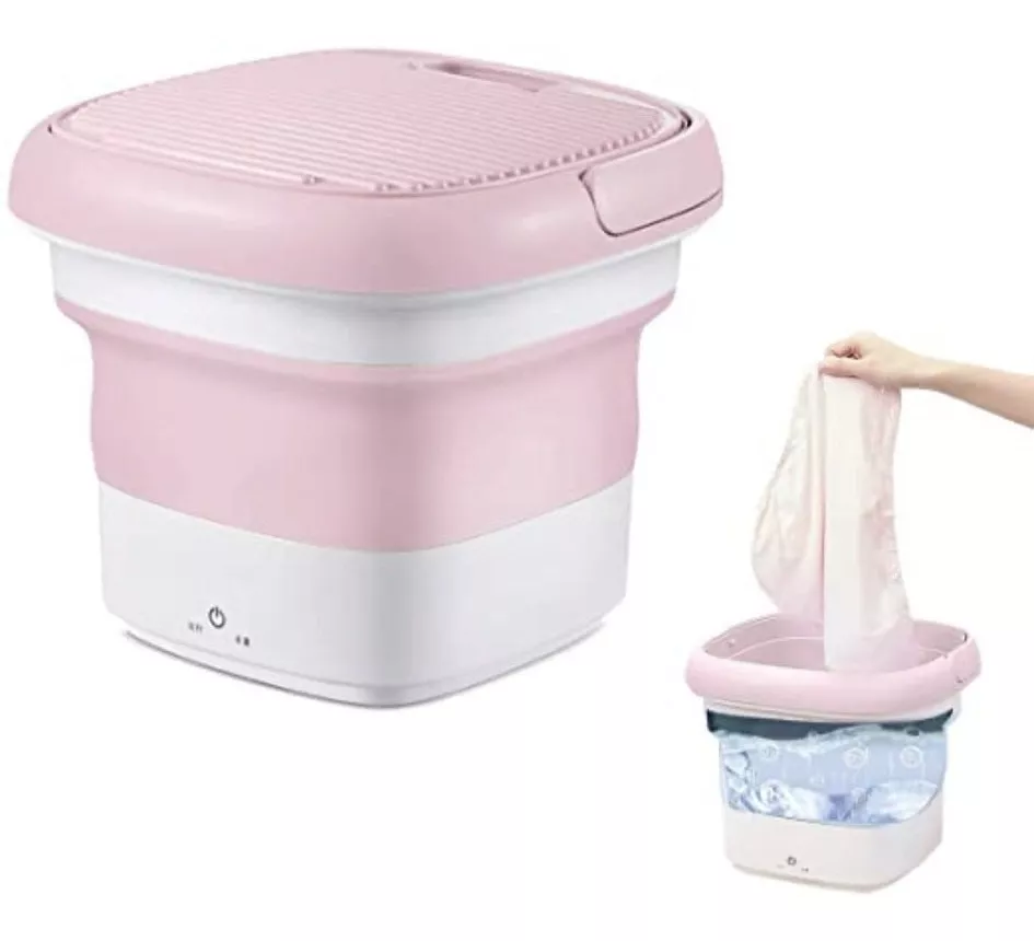 Lavadora Portátil Mini Plegable Pequeña - Imagen 2