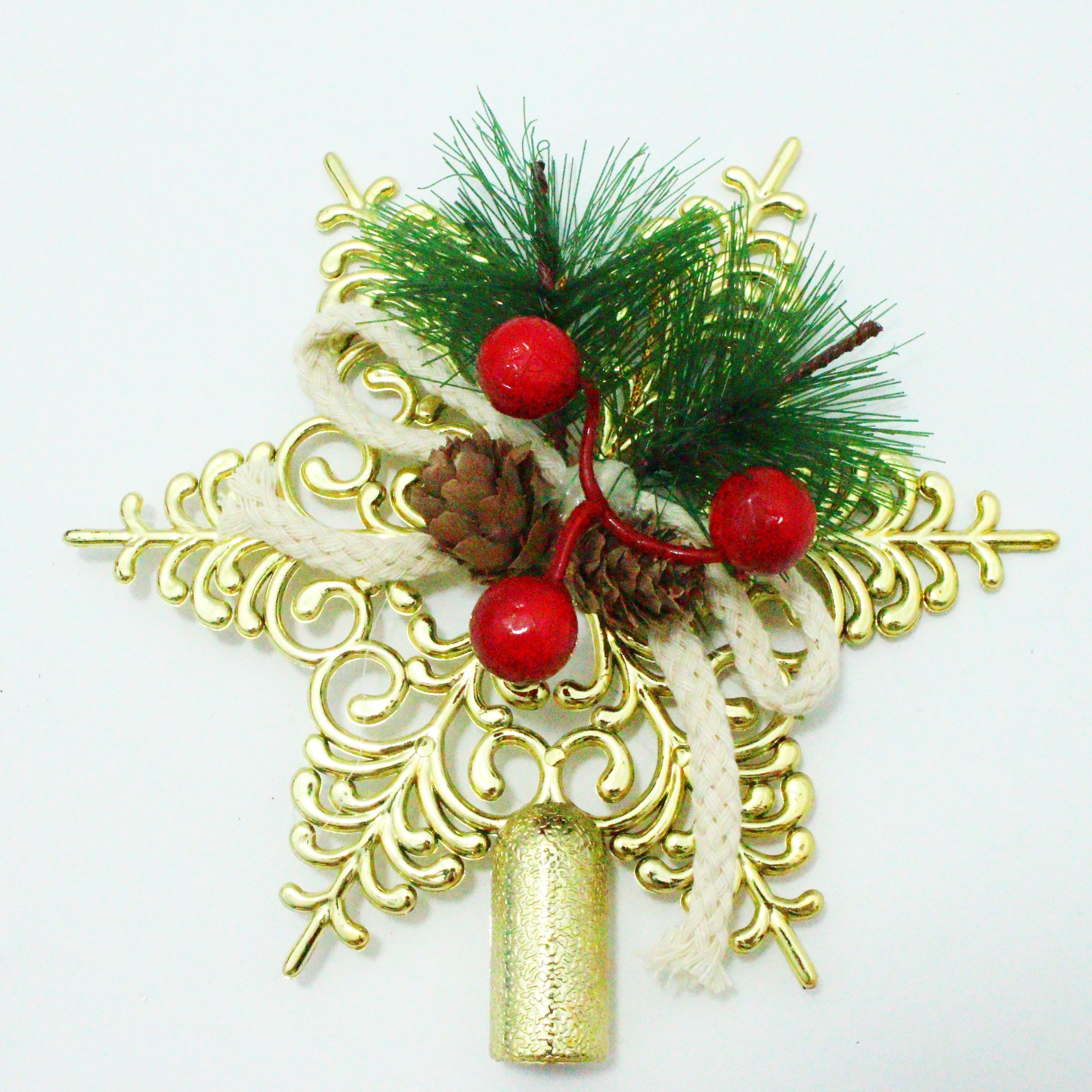 PUNTA DE ARBOL NAVIDEÑO  CON PIN