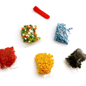 Lonchera Fiambrera Lego + 500 Bloques de