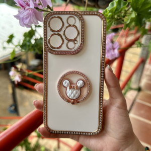 IPHONE 14 PRO  FUNDA BLANCO DIAMANTE POP