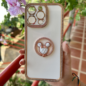 IPHONE 14 PRO MAX  FUNDA BLANCO DIAMANTE