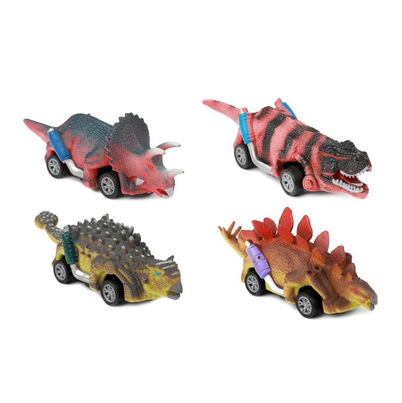 Carros Dinosaurios Kit De Impulso Juguet