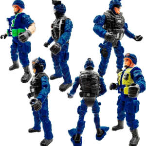 Soldado Militar Policia  Niños x 6 pcs