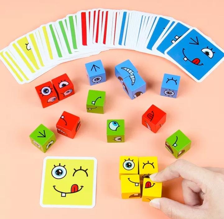 JUEGO DE MESA CUBOS DE CAMBIOS DE EMOCIO