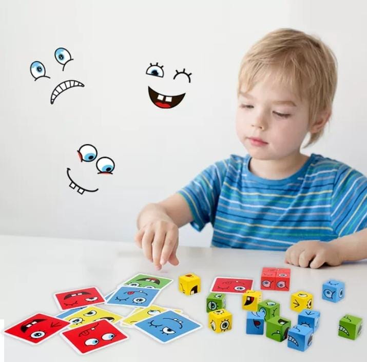 JUEGO DE MESA CUBOS DE CAMBIOS DE EMOCIO - Imagen 2