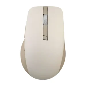 Mouse ASUS Inalámbrico Óptico Bluetooth Ergonómico MD200 Blanco Avena