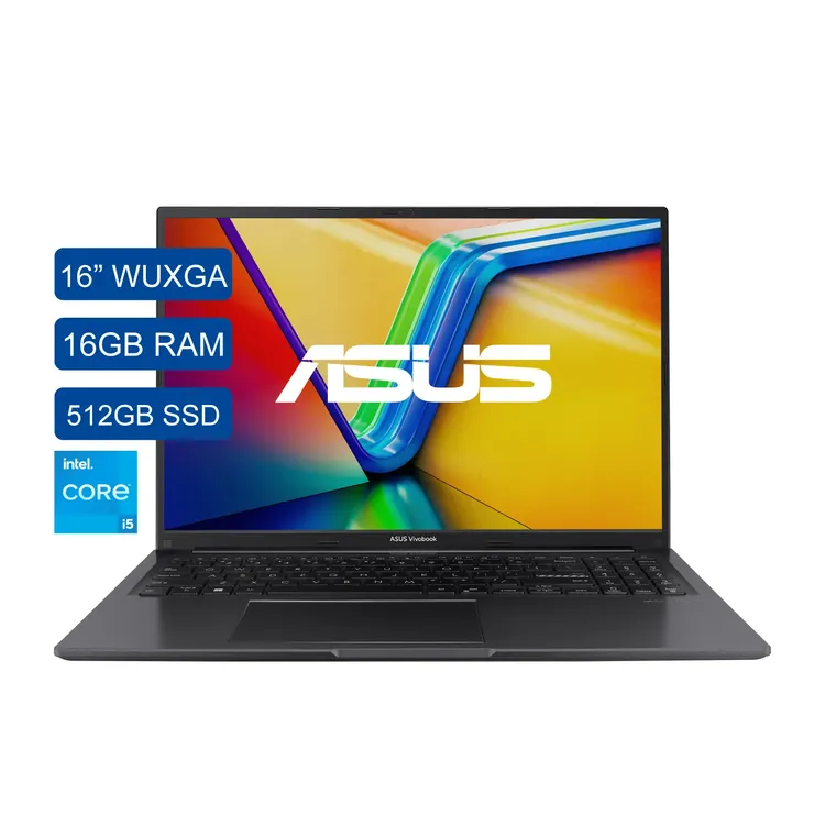 Computador Portátil ASUS Vivobook 16" Pulgadas X1605VA - Intel Core i5 - RAM 16GB - Disco SSD 512GB - Negro - Imagen 2