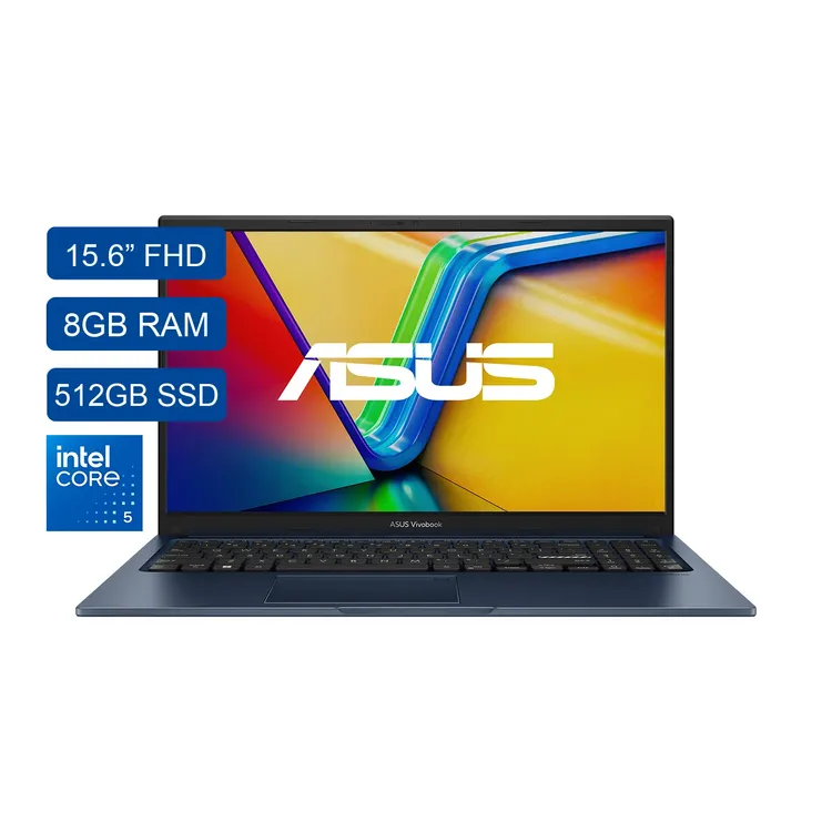Computador Portatil ASUS Vivobook 15.6" Pulgadas X1504VA - Intel Core 5 - RAM 8GB - Disco SSD 512 GB - Azul - Imagen 2