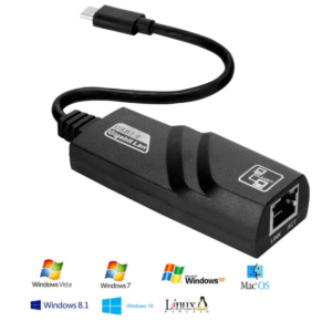 Adaptador Convertidor Tipo C A Lan