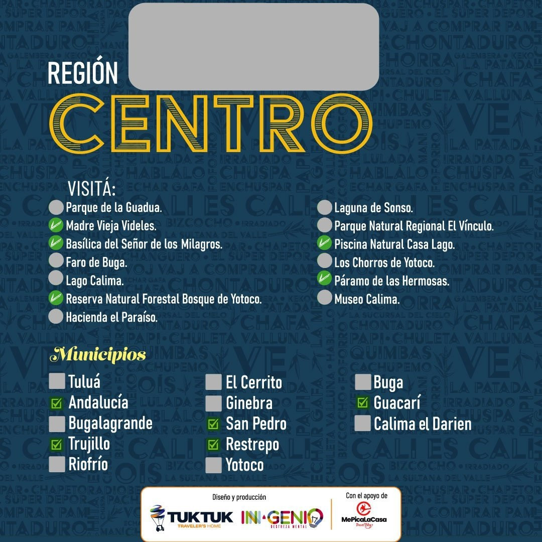 Mapa Del Valle Del Cauca Mapa Para Raspa