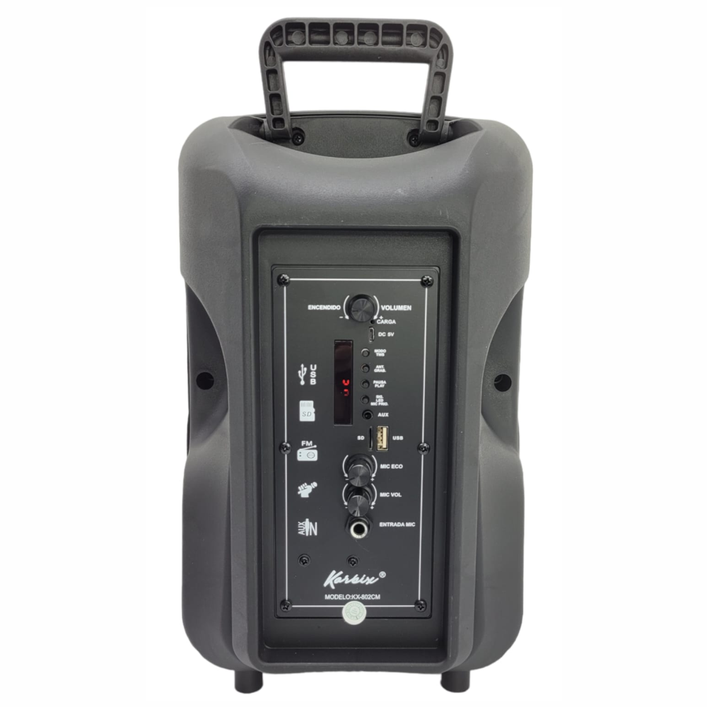 Parlante Recargable 8 Pulgadas + Control