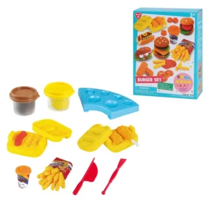 Set de Juego PLAYGO Hamburguesas Con 2 Masas
