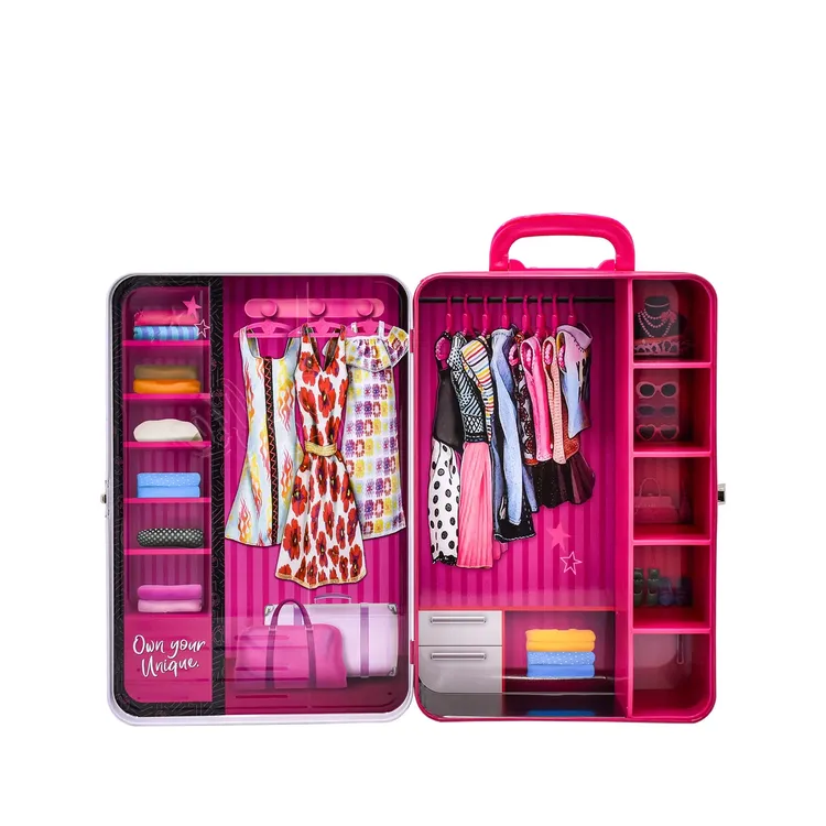 Estuche BARBIE Para Muñecas Con Compartimientos - Imagen 3