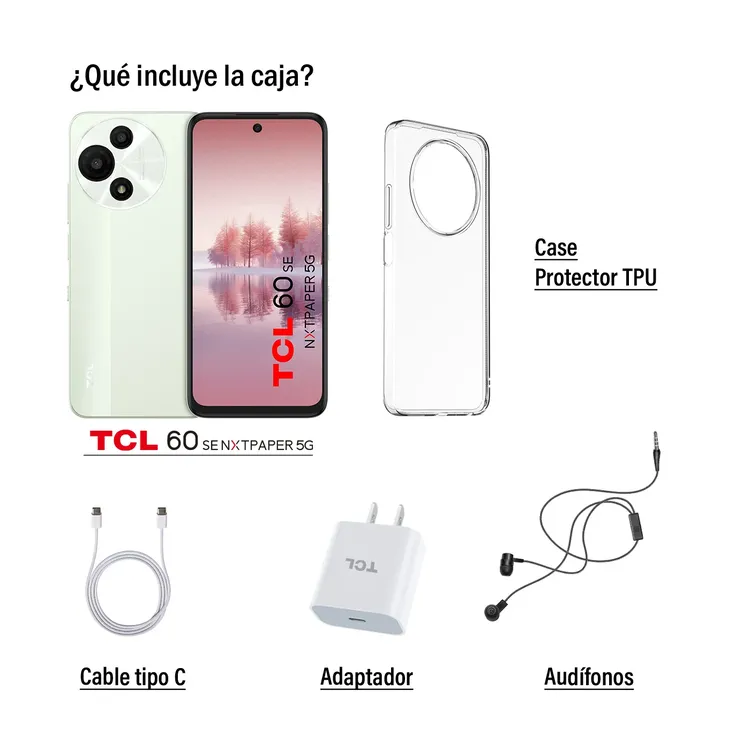 Celular TCL 60SE Nxtpaper 256GB 5G Verde - Imagen 3