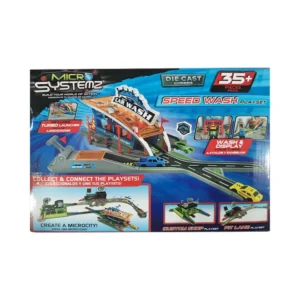 Pista de Carros de Juguete MICRO SYSTEMZ Speed Wash