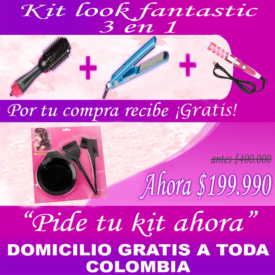 KIT LOOK FANTASTIC BELLEZA X4 PIEZAS