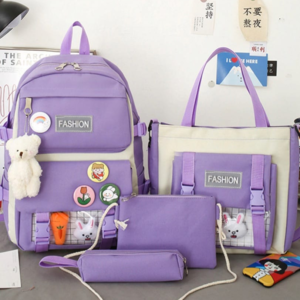 Bolso de Oso 5 Piezas para Niñas