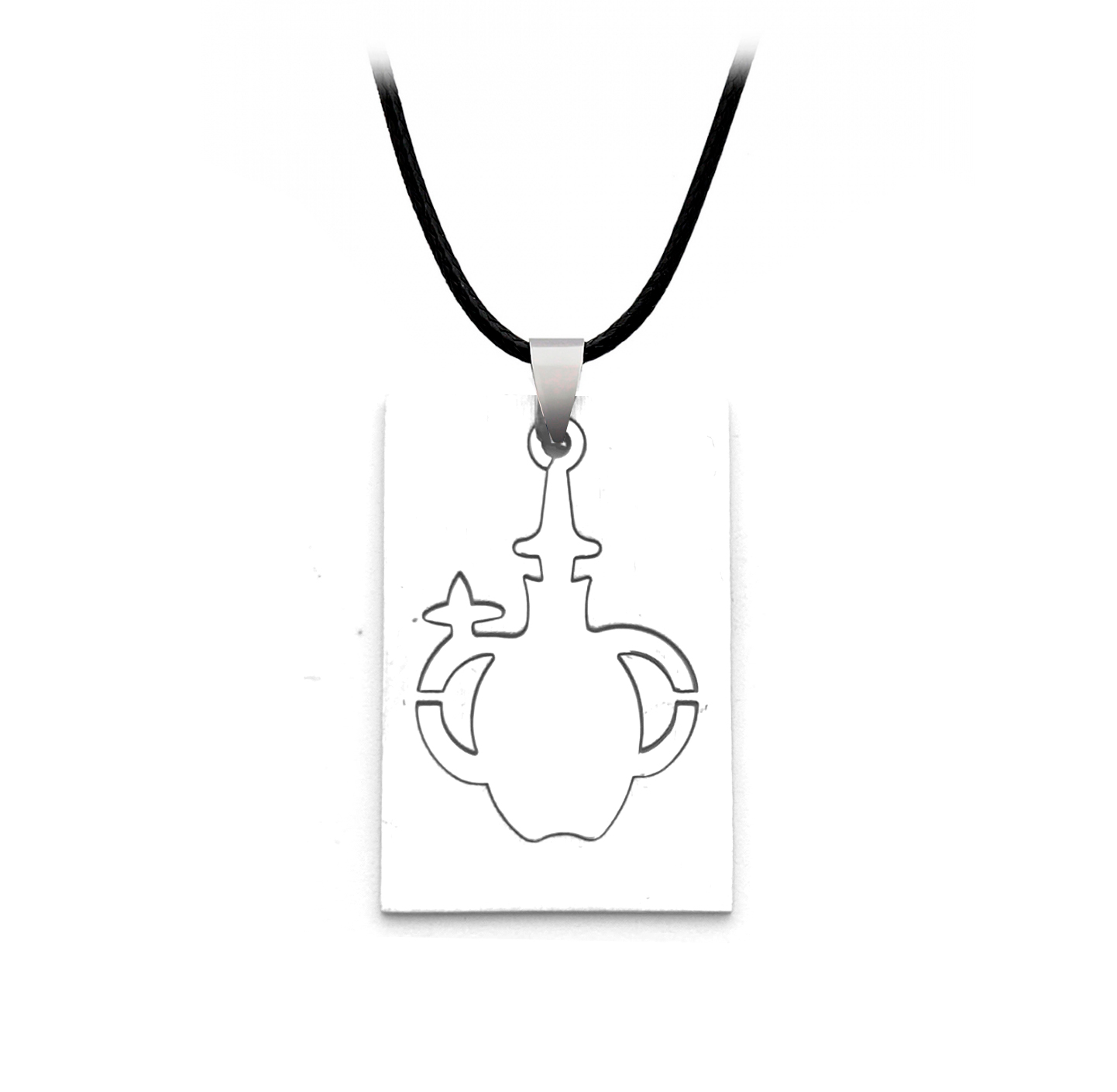 Collar Signo Zodiacal Placa Acero + Estu - Imagen 2