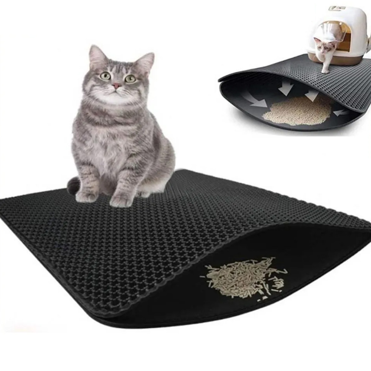 Tapete Alfombrilla Para Arena De Gatos R