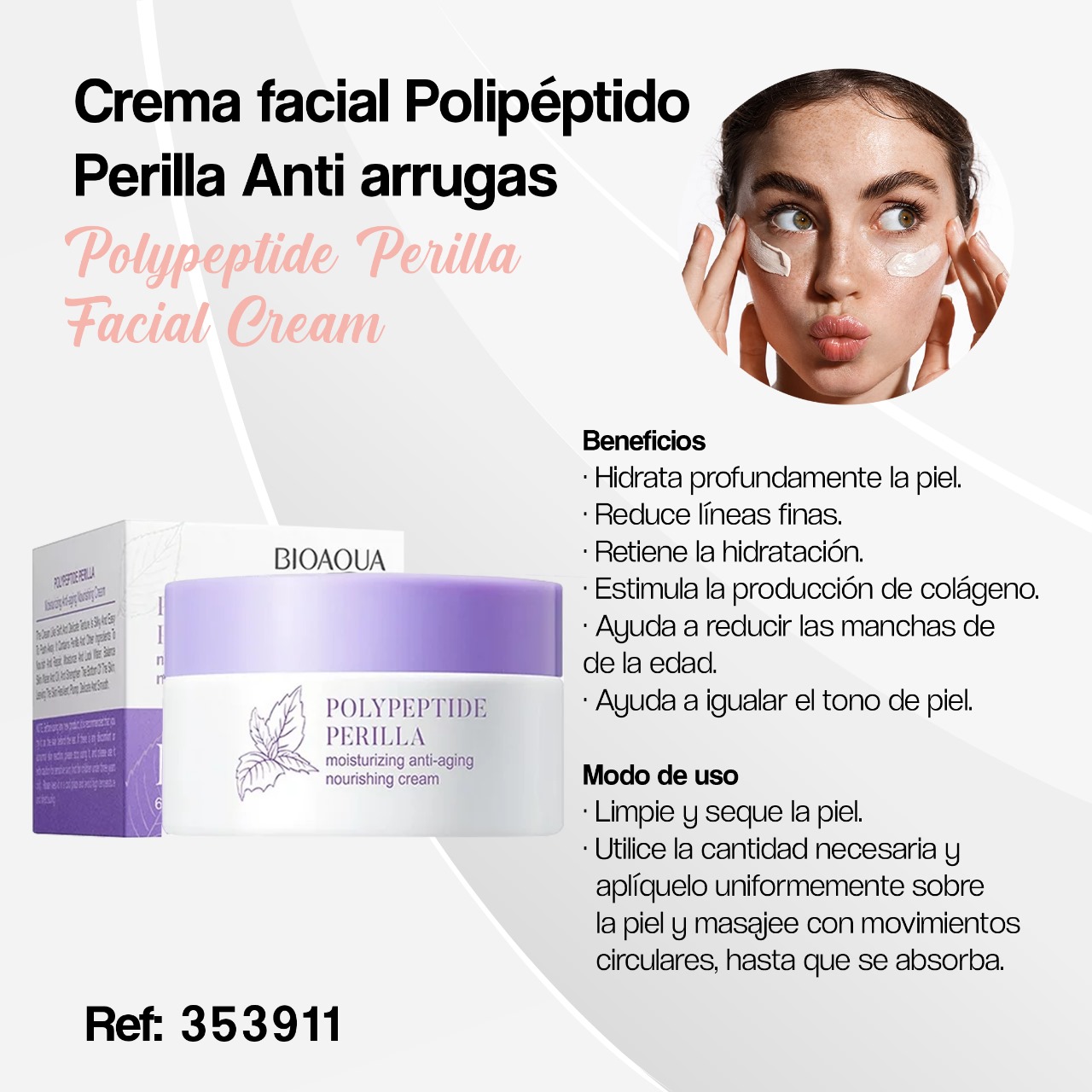 353911-CREMA FACIAL ANTI ARRUGAS BIOAQUA