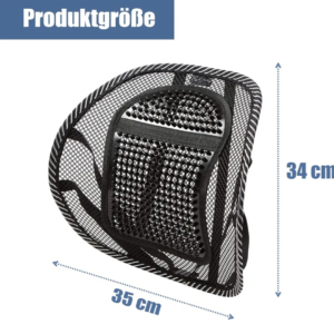 Cojín lumbar de malla transpirable