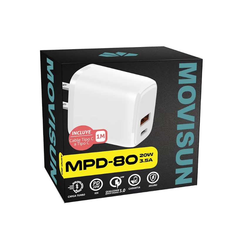Cargador Tipo C a Lighting MPD-80 Mayori