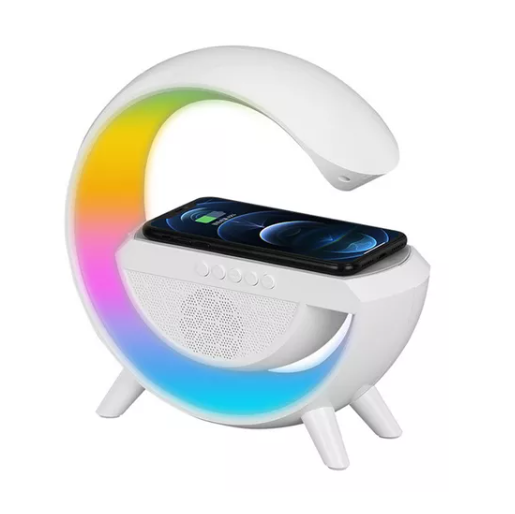 Lampara Parlante Bluetooth Luz Rgb Carga