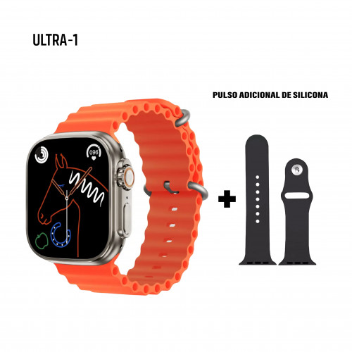 ULTRA-1 RELOJ NARANJA + PULSO