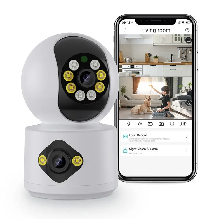 Camara Wifi con doble lente nocturno