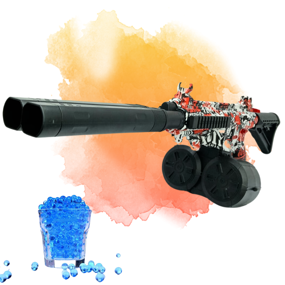 Pistola De Orbeez Doble Cañón Ráfaga Y T