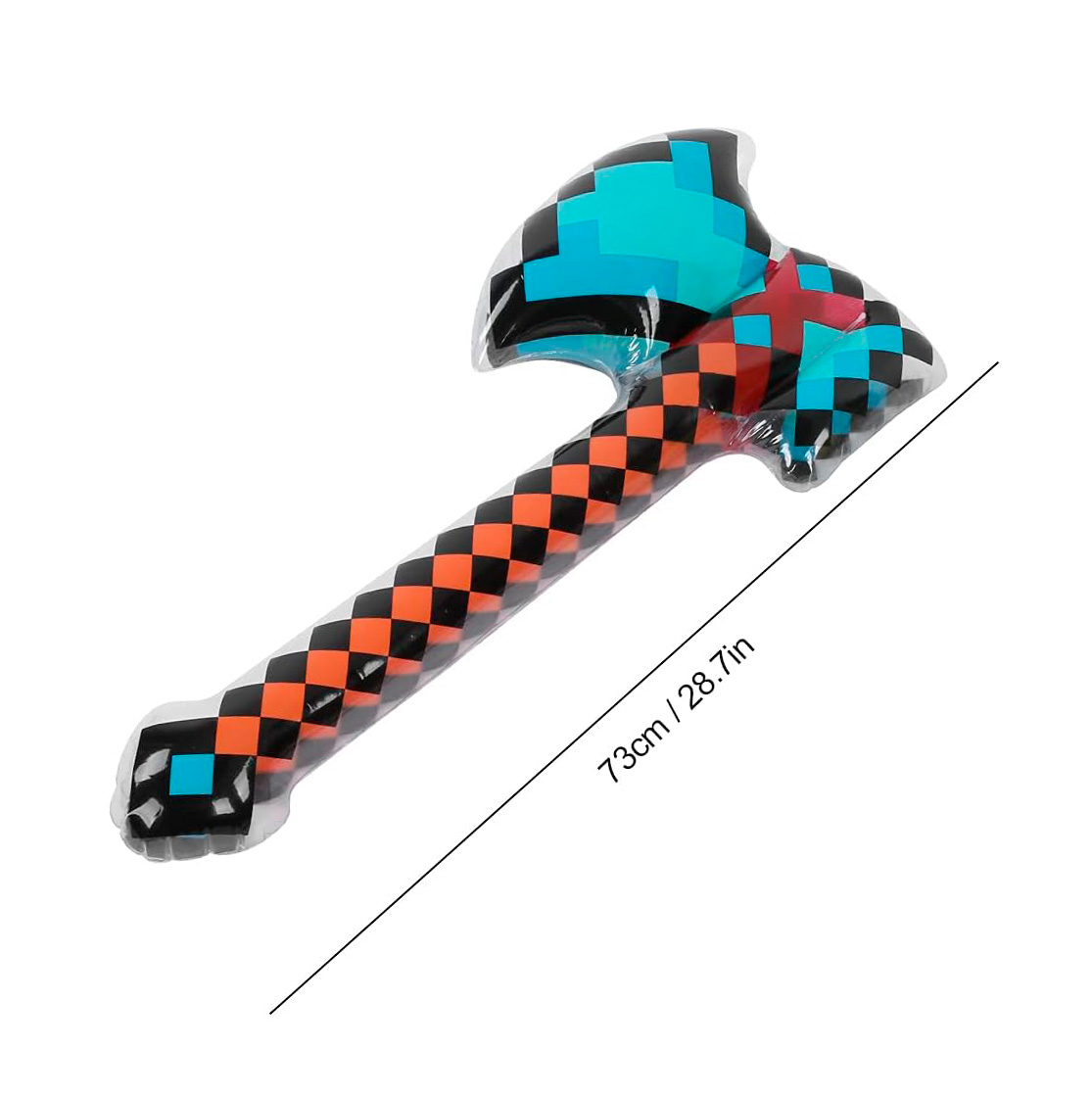 Hacha Minecraft De Diamante 73 Cm Inflab