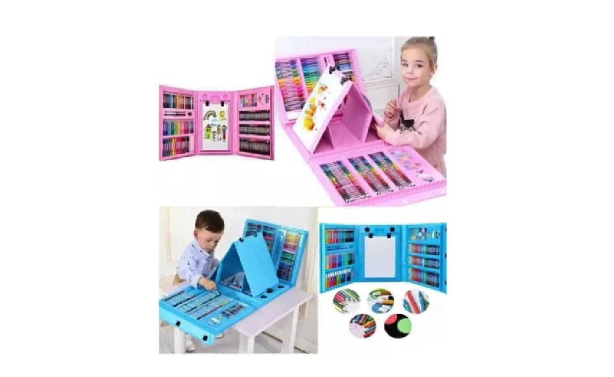 Set Arte 208 piezas Solo Rosado - Imagen 2