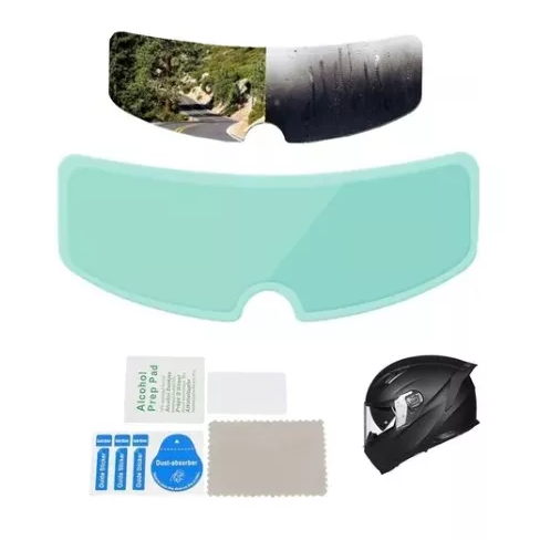 Visor antiempañante para casco de moto