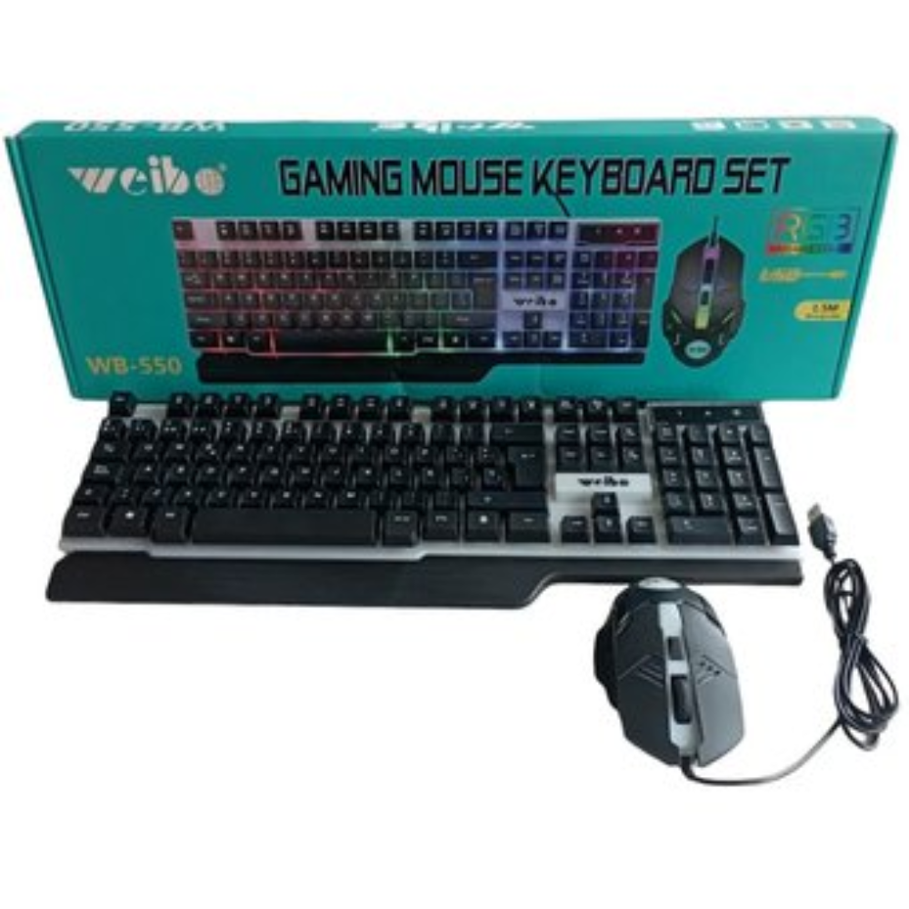 Combo Teclado Y Mouse Gamer Wb 550