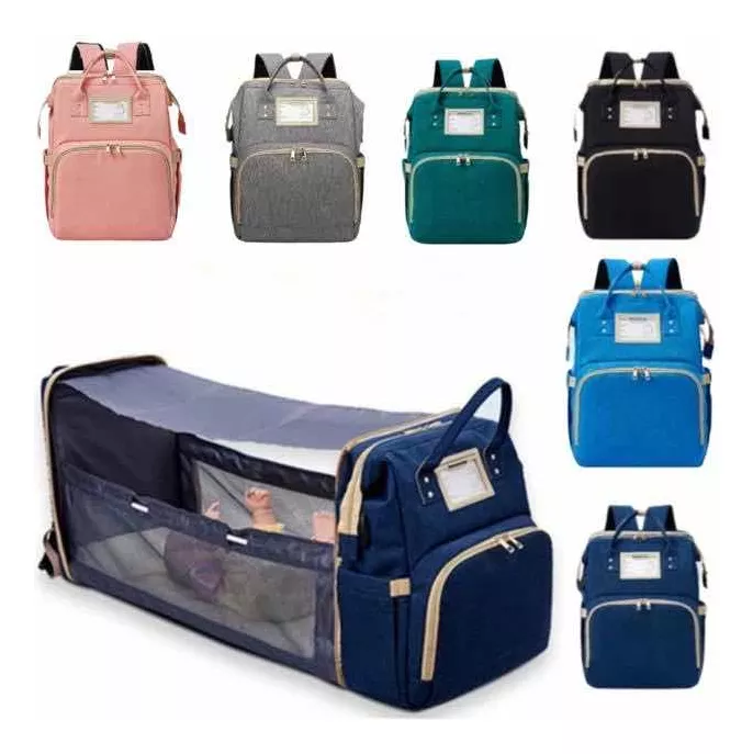 Bolso Pañalera Con Cambiador De Bebé Ple
