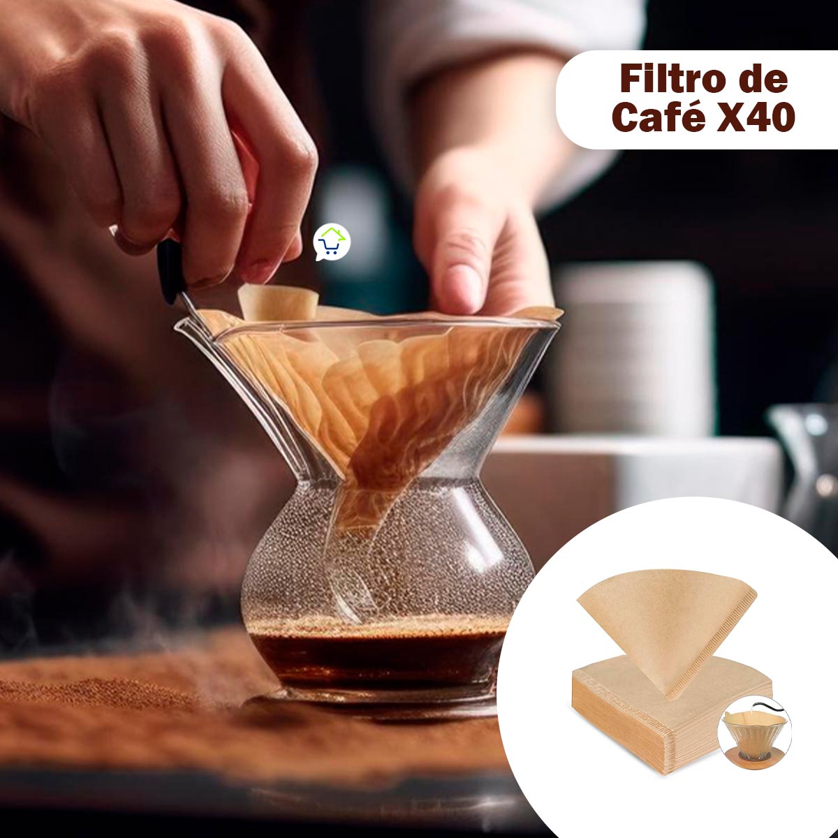 Filtro de Cafe X40 de Papel F-801 - Imagen 2