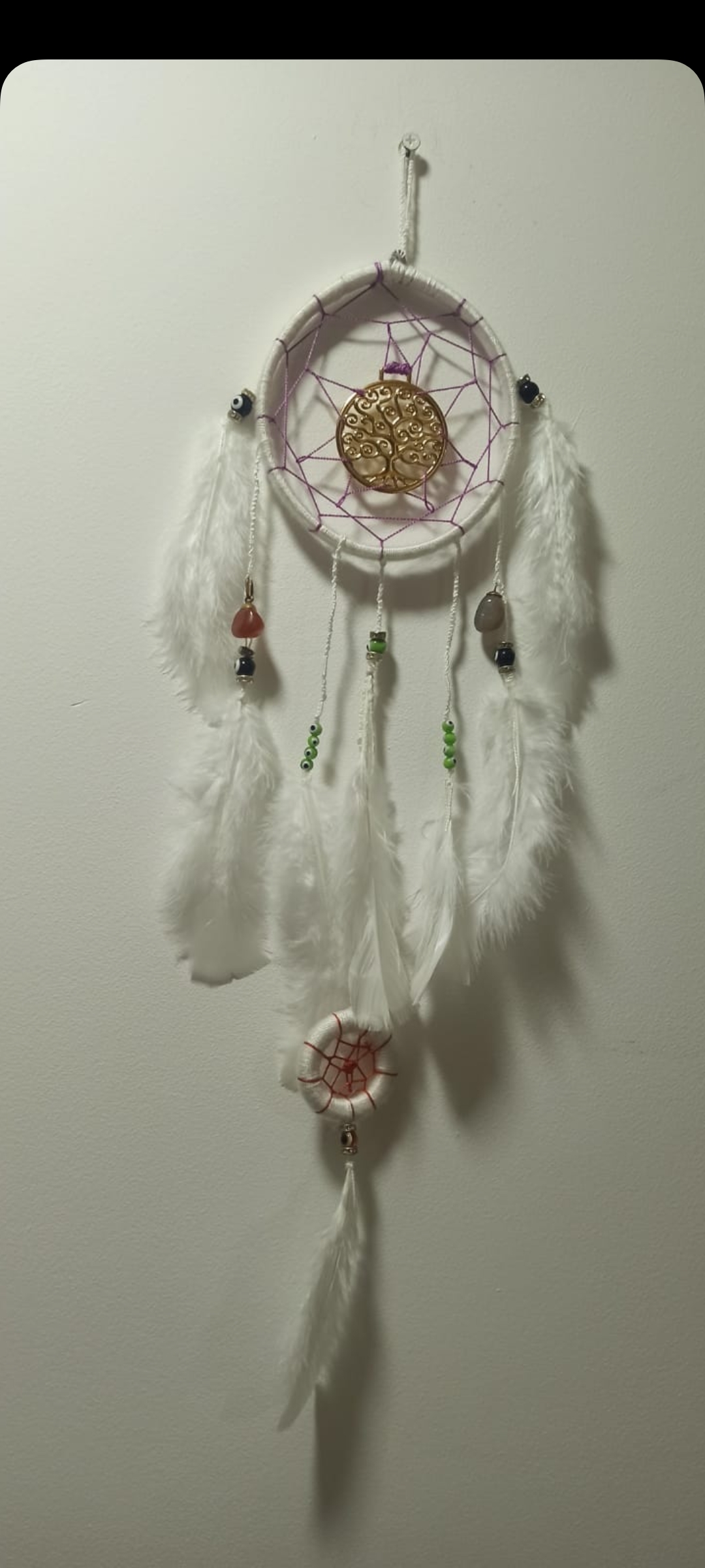 Atrapasueños de pluma Macramé - Imagen 2