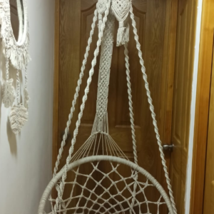 Silla colgante Macramé