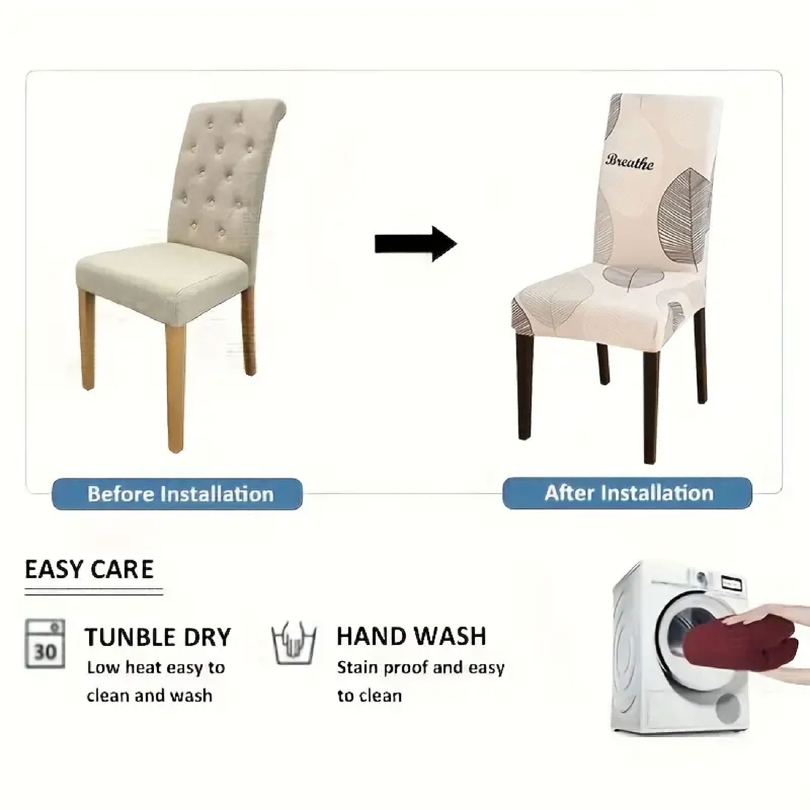 Protector Individual Forro Silla Comedor