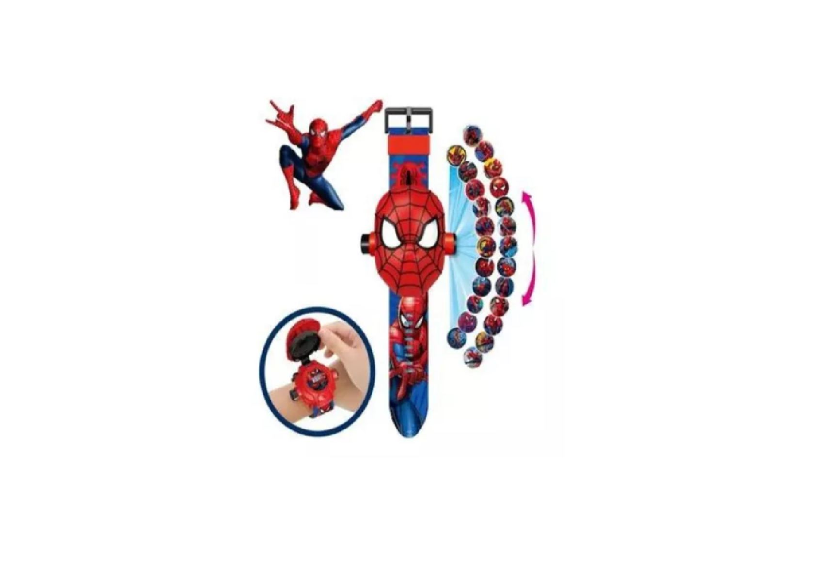 RELOJ PROYECTOR SPIDERMAN