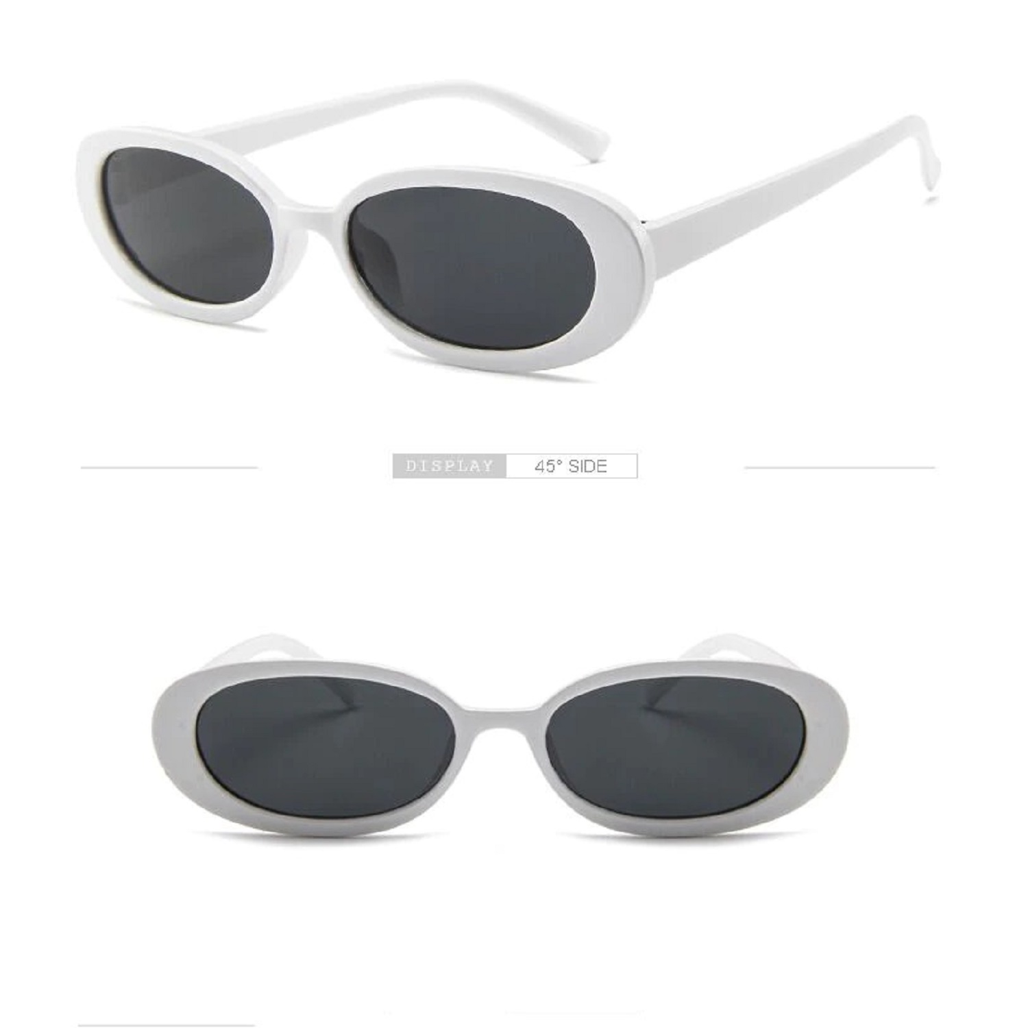 Gafas De Moda Retro Ovaladas Tendencia