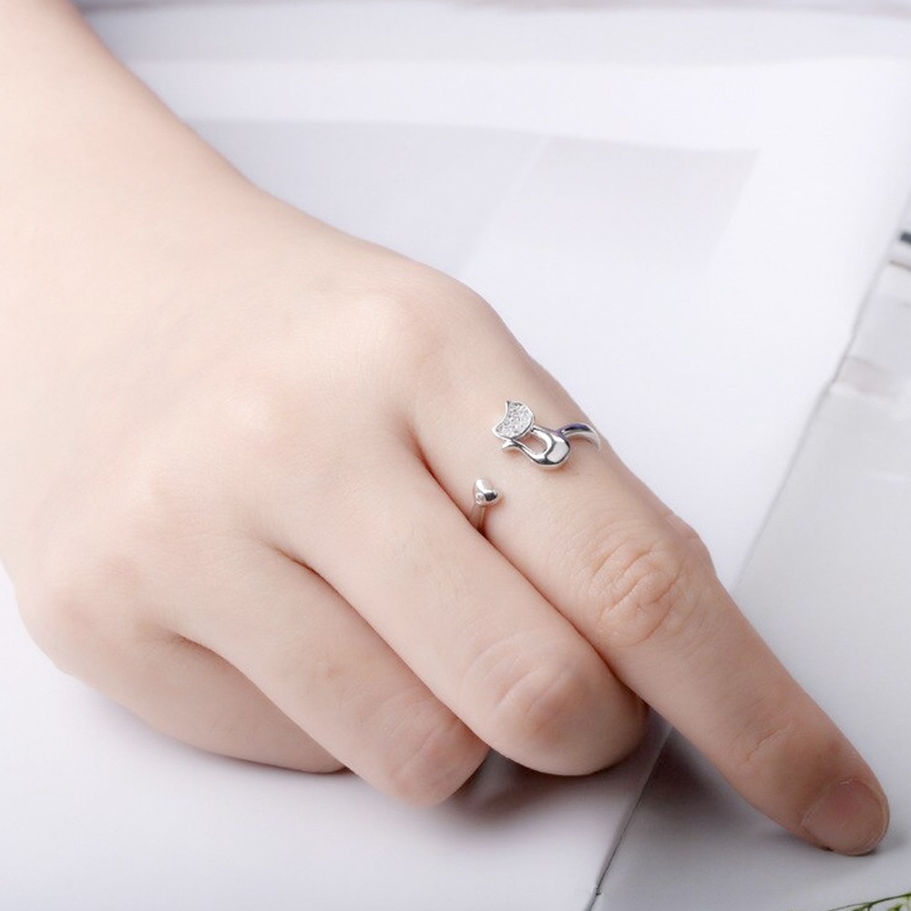 Anillo Argolla De Gato Ajustable