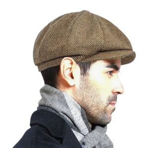 Boina Inglesa Con Visera Cuadros Gorro
