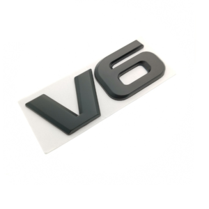 Emblema Adhesivo V6 3d Carro Moto