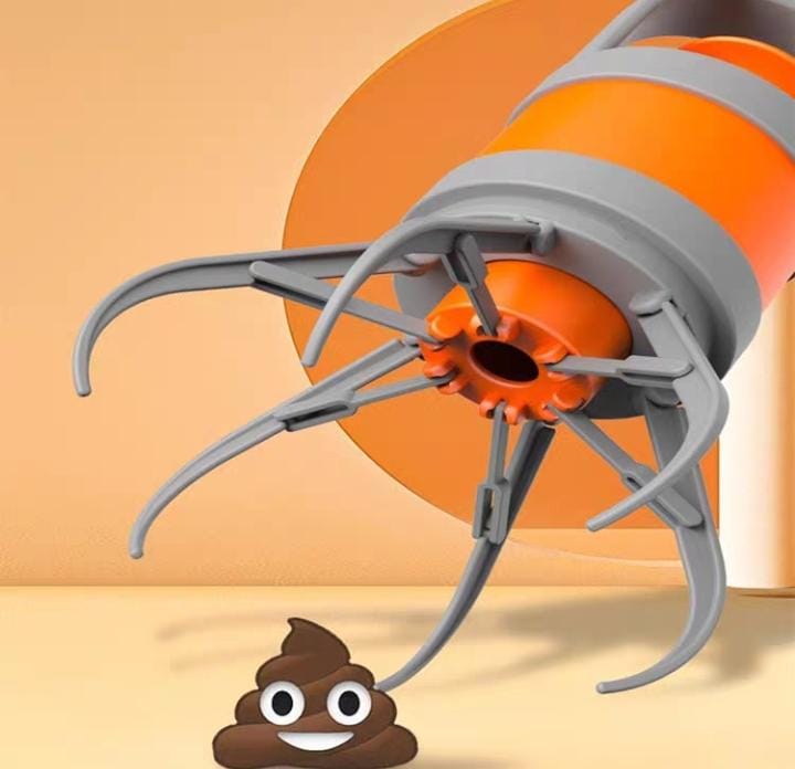 RECOGEDOR RESIDUOS PARA MASCOTAS NARAJA