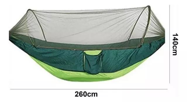 Hamaca Con Toldillo Portatil Anti Mosqui - Imagen 2