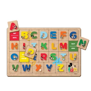 Juego de Mesa RONDA Mickey Abecedario de Madera