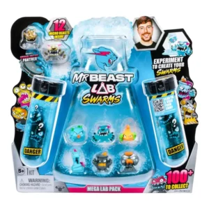 Figuras Sopresa MR BEAST Lab Biomites Tubo por 12 Piezas
