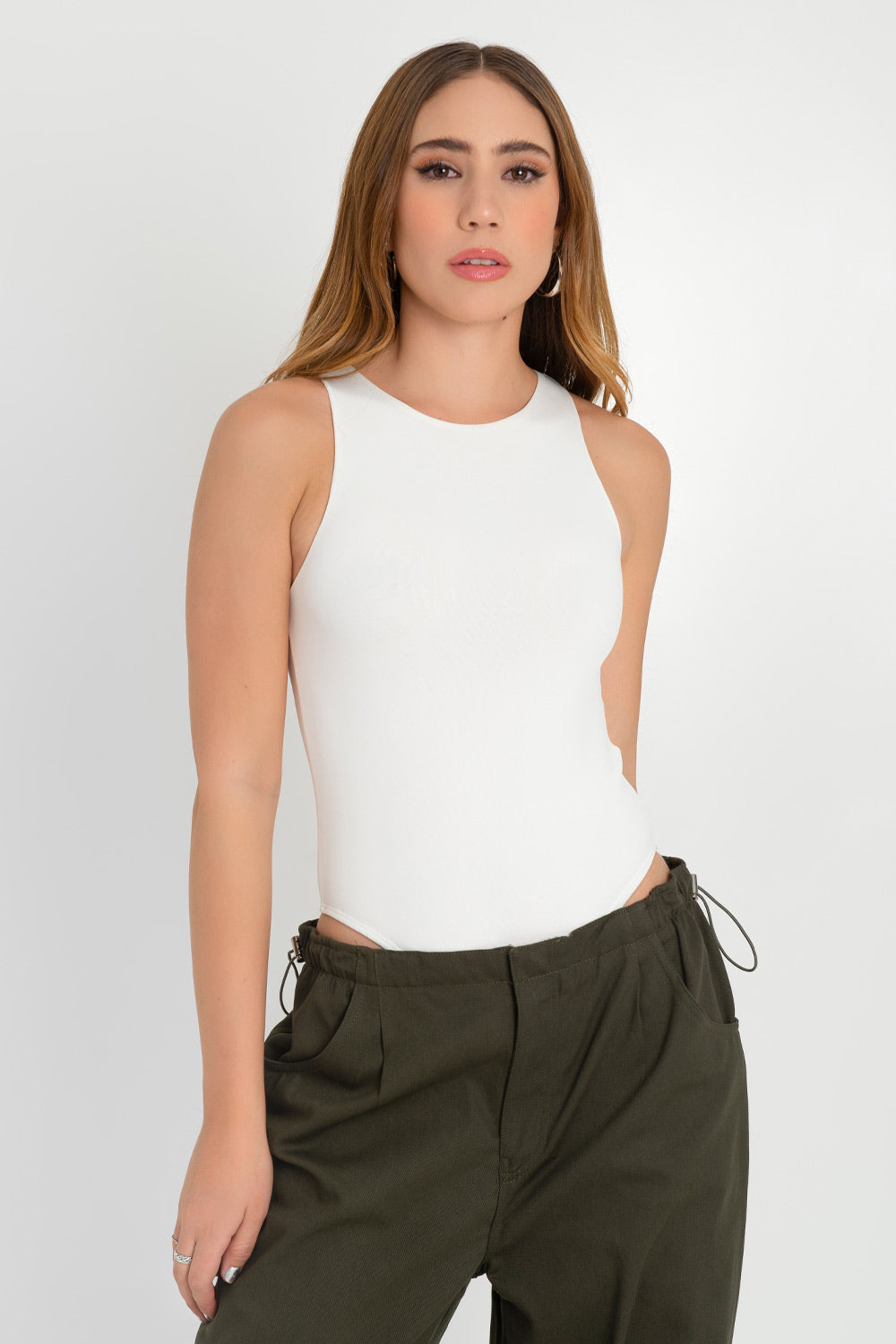 Body ajustado sin mangas